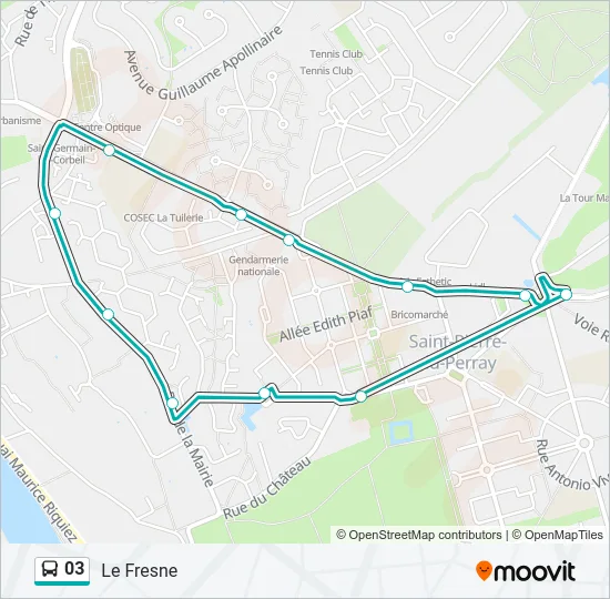 03 Bus Line Map