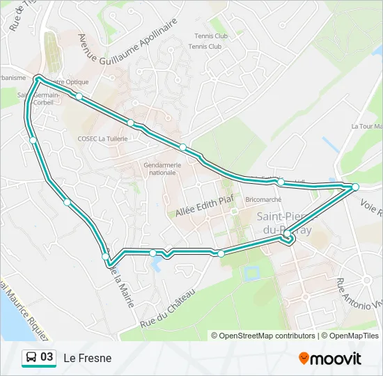 03 Bus Line Map