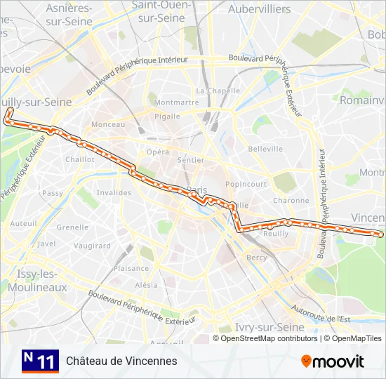 N11  Line Map
