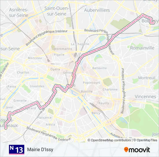 N13  Line Map