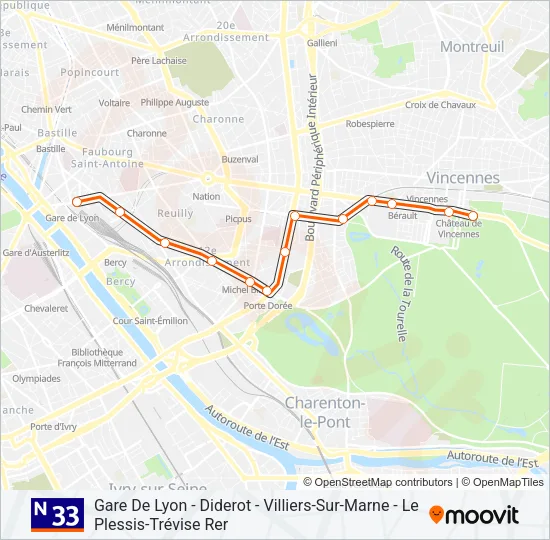 N33  Line Map