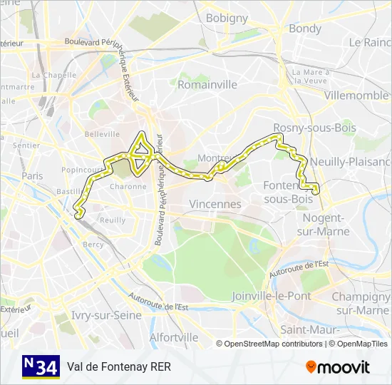 N34  Line Map