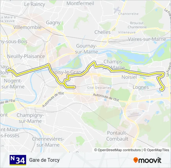 N34  Line Map