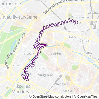30 Bus Line Map