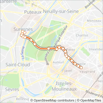 70 Bus Line Map
