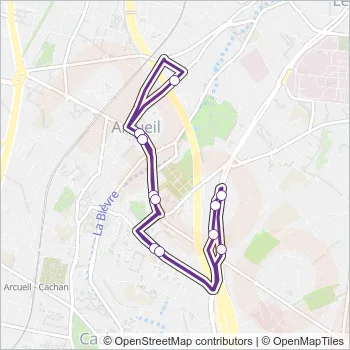 V4 Bus Line Map