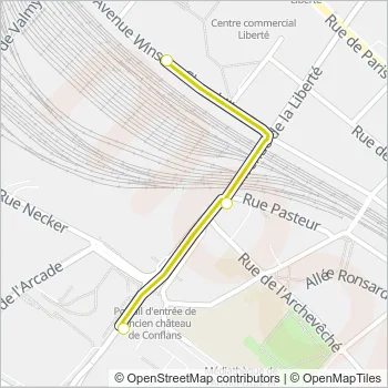 109 Bus Line Map