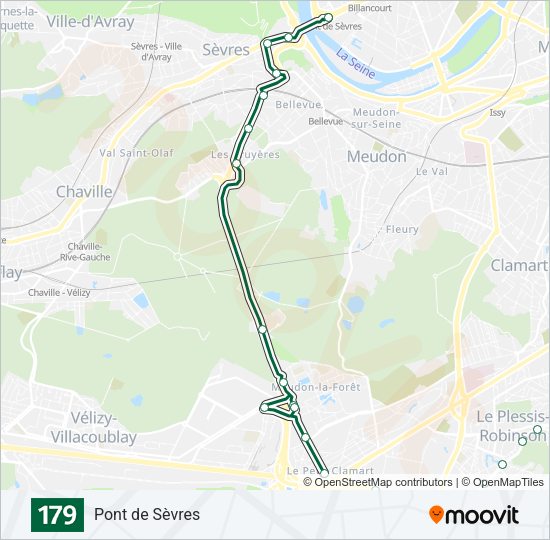 179 Bus Line Map