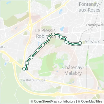 179 Bus Line Map
