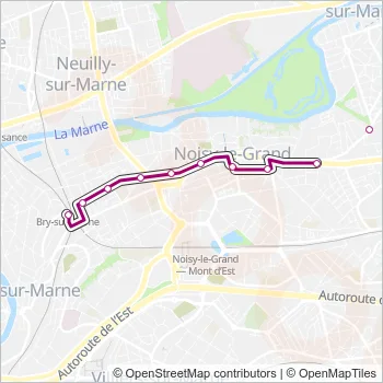 220 Bus Line Map