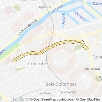 235 Bus Line Map