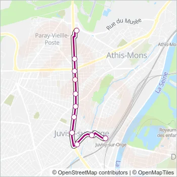 285 Bus Line Map