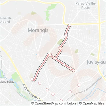 292 Bus Line Map