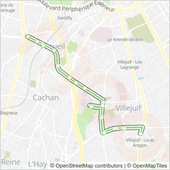 380 Bus Line Map