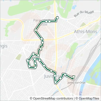 486 Bus Line Map