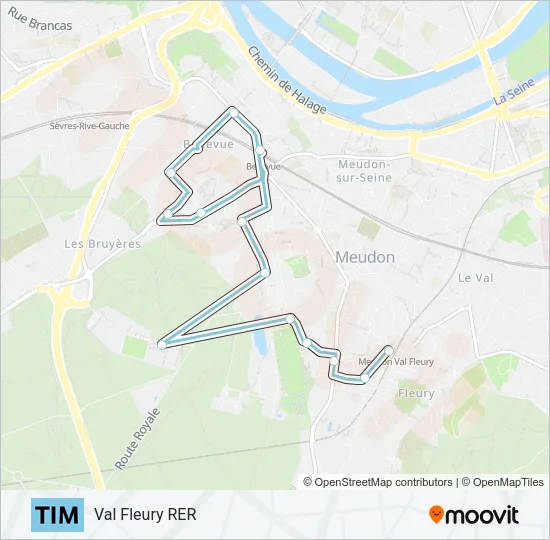 TIM Bus Line Map