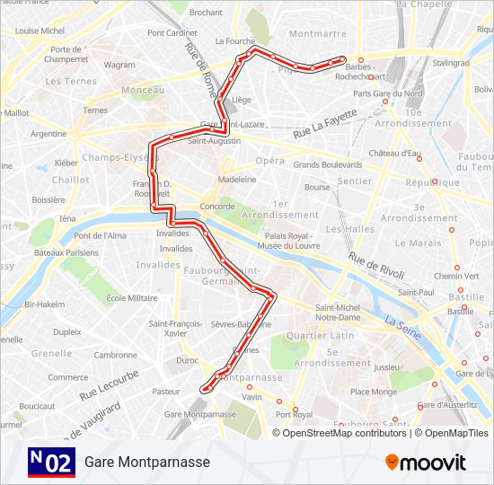 N02  Line Map