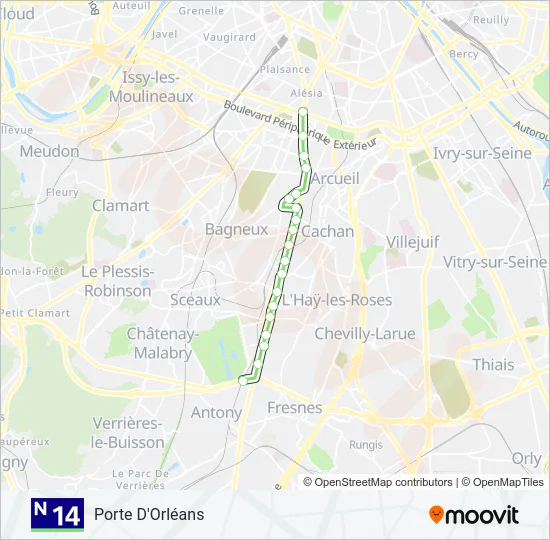N14  Line Map
