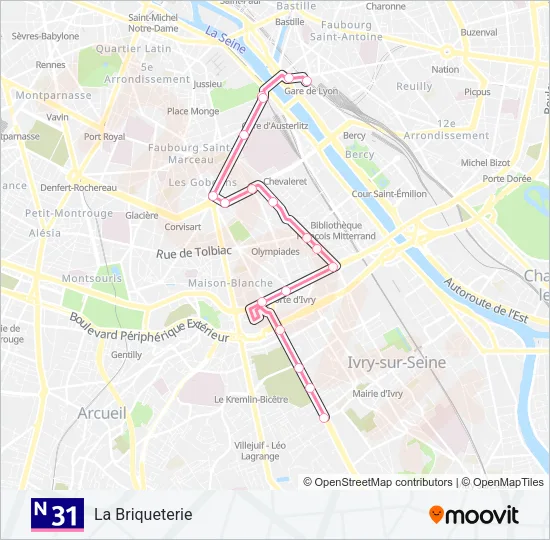 N31  Line Map