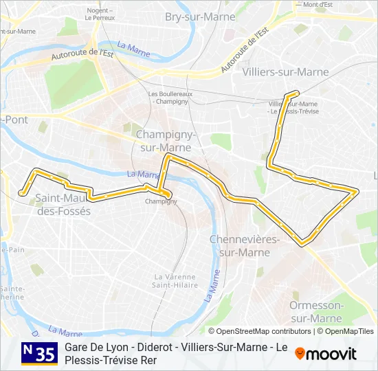 N35  Line Map