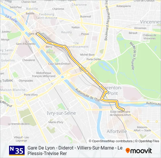 N35  Line Map
