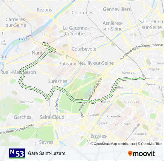 N53  Line Map