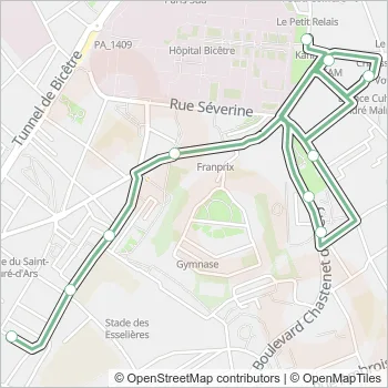 V6 Bus Line Map