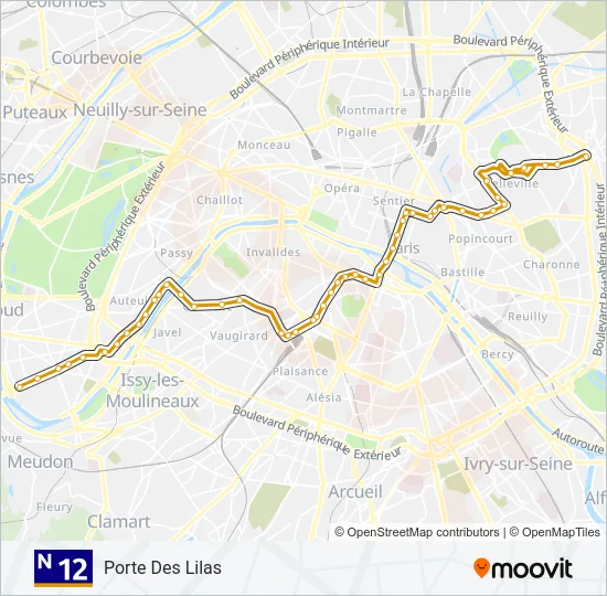 N12  Line Map