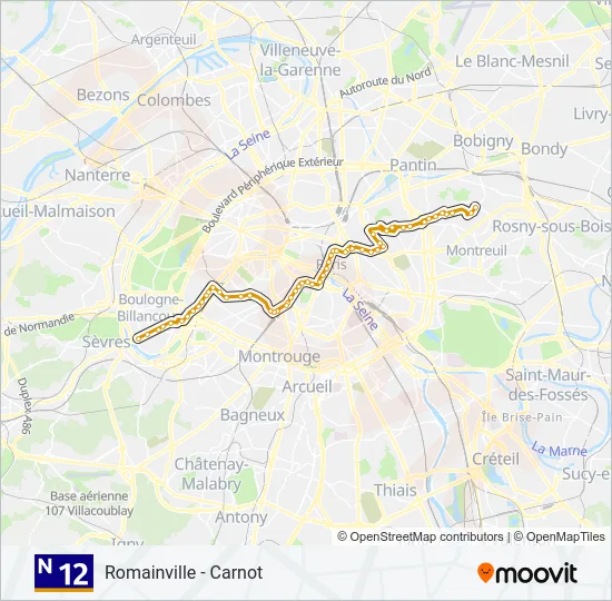 N12  Line Map
