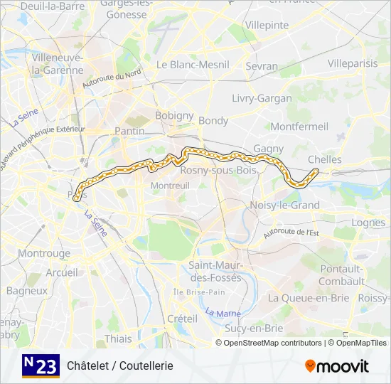 N23  Line Map