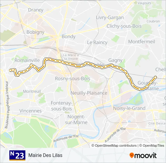 N23  Line Map