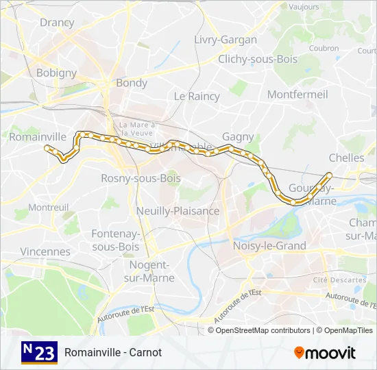 N23  Line Map