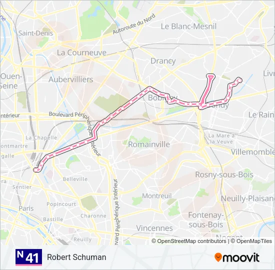 N41  Line Map