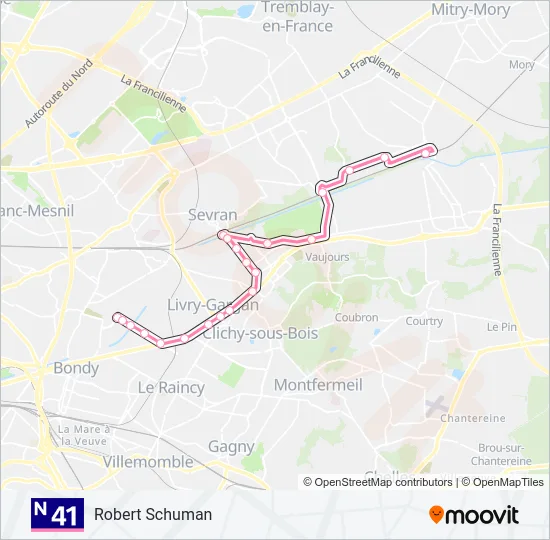 N41  Line Map