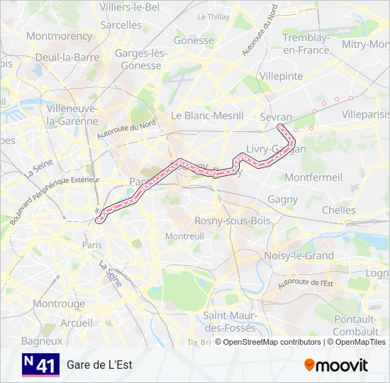 N41  Line Map
