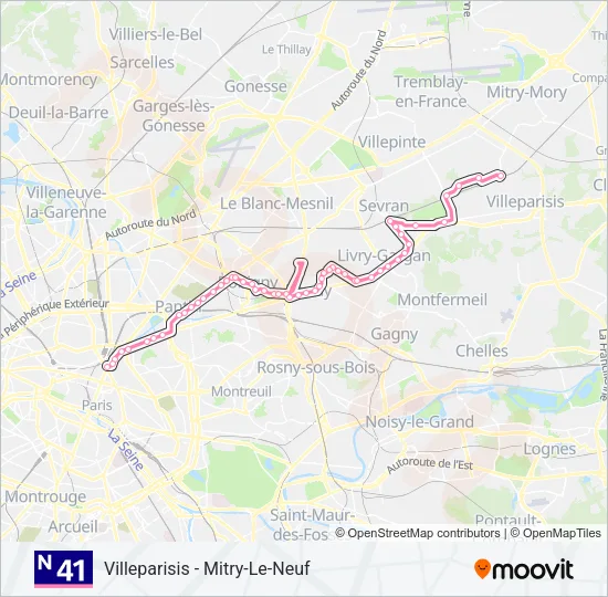 N41  Line Map