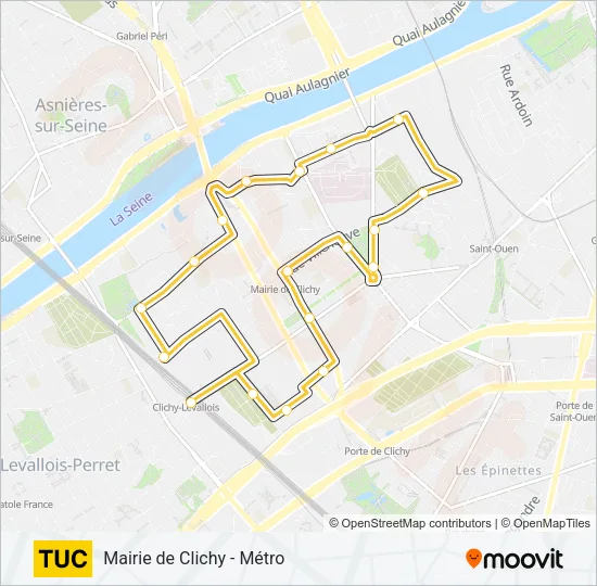 TUC Bus Line Map