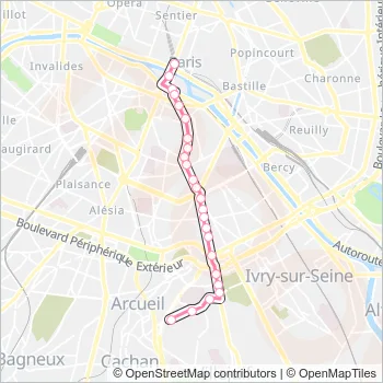 47 Bus Line Map