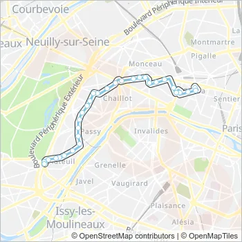 52 Bus Line Map