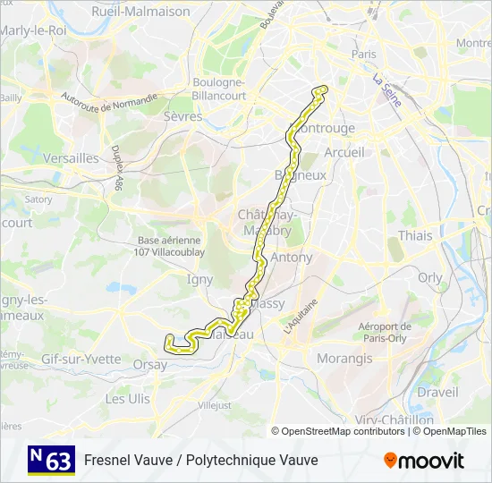 N63  Line Map