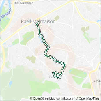 565 Bus Line Map