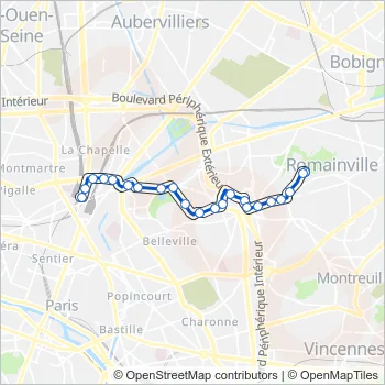 48 Bus Line Map