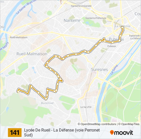 141 Route Schedules Stops Maps Saint Cucufa Updated 