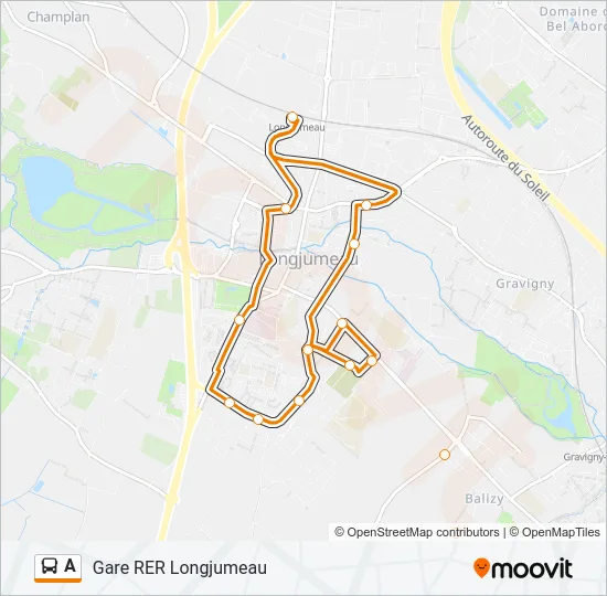 A Bus Line Map