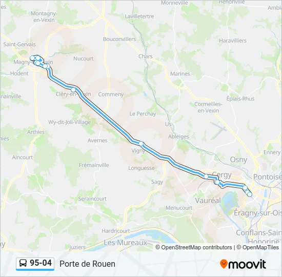95-04 Bus Line Map