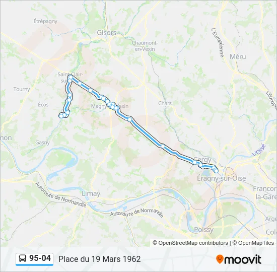 95-04 Bus Line Map