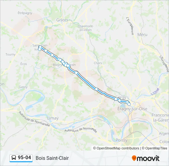 95-04 Bus Line Map