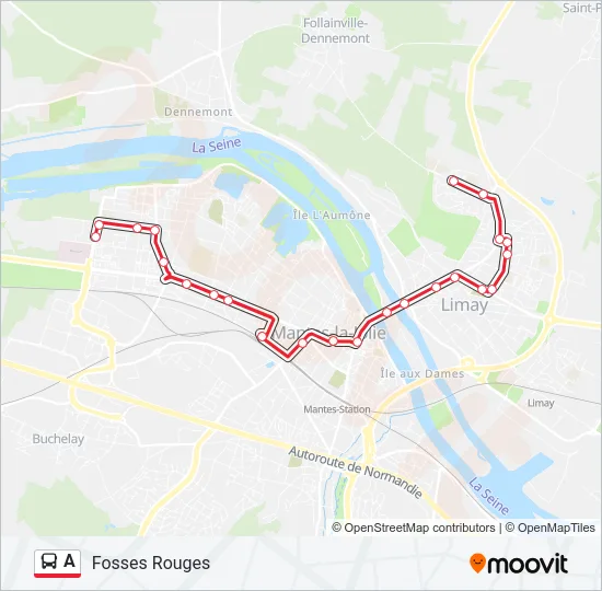 A Bus Line Map
