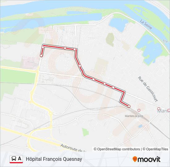 A Bus Line Map