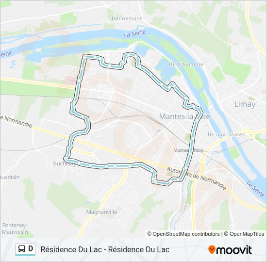 D Bus Line Map